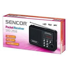 SENCOR SRD 215 B RÁDIO S USB/MP3