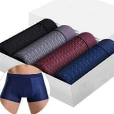VIVVA® Pánske bezšvové priedušné boxerky (5 ks, sivé, modré, červené a 2x čierne) – veľkosť M | TROOPEER