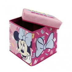 Arditex Úložný box s vrchnákom / taburetka 2v1 MINNIE MOUSE, WD14424