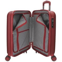 Jada Toys MOVOM Wood Red, Sada luxusných ABS cestovných kufrov, 65cm/55cm, 5318966