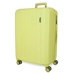 Jada Toys MOVOM Wood Yellow, Škrupinový cestovný kufor, 68x48x27cm, 68L, 531926B (medium)
