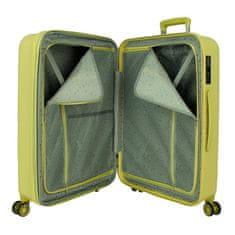 Jada Toys MOVOM Wood Yellow, Sada luxusných ABS cestovných kufrov, 65cm/55cm, 531896B
