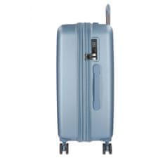 Jada Toys MOVOM Wood Steel Blue, Sada luxusných ABS cestovných kufrov, 75cm/65cm/55cm, 5318463