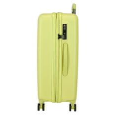 Jada Toys MOVOM Wood Yellow, Škrupinový cestovný kufor, 68x48x27cm, 68L, 531926B (medium)