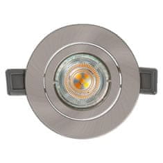 Osram LEDVANCE zapustené svietidlo Spotlight Recess Set vr. Osram LED 4.3W GU10 kartáčovaný nikel 4058075573017