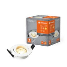 Osram LEDVANCE zapustené svietidlo Spotlight Recess Set vr. Osram LED 4.3W GU10 biela 4058075572997