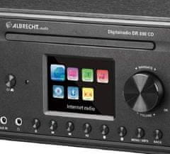 Albrecht Radiopřijímač DR 890 CD black