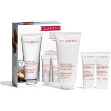 Clarins Clarins - Moisture Rich Set - Dárková sada tělové mléko Moisture-Rich Body Lotion 200 ml a tělový peeling Exfoliating Body Scrub 30 ml a krém na ruce Hand and N 260ml 