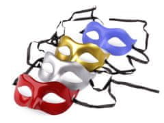 Karnevalová maska - škraboška na dotvorenie - mix variant (12 ks)