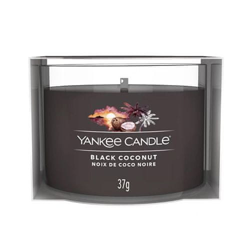 Yankee Candle Votívna sviečka , Čierny kokos, 37 g