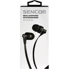 SENCOR SEP 300 MIC BLACK MET Slúchadlá