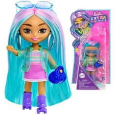 Mattel Bábika Barbie Extra Mini Minis s modrými vlasmi
