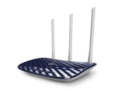 TP-LINK Archer C20v5 AC750 Dual-Band Wi-Fi Router, 433Mbps at 5GHz + 300Mbps at 2.4GHz, 5 10/100M Ports, 3 antennas