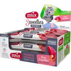 Zolux Sweeties Krémová pochúťka s tuniakom a krevetami 14g pre mačky 1ks