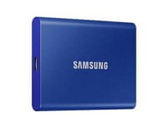 SAMSUNG SSD disk T7 1TB, USB C 3.2 Gen2, externý, modrý