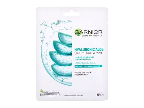 Garnier Garnier - Skin Naturals Hyaluronic Aloe Serum Tissue Mask - For Women, 1 pc