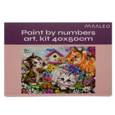 Maaleo 22781 Maľovanie podľa čísel - Mačky 40 x 50 cm