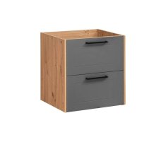 Kúpeľňová skrinka MADERA GREY 820 - graphite/artisan oak