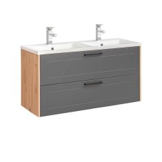 Kúpeľňová skrinka MADERA GREY 854 - graphite/artisan oak