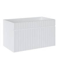 Kúpeľňová skrinka ICONIC WHITE 82-80-D-1S - biely mat/biela alpská
