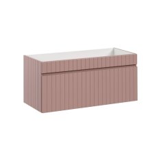 Kúpeľňová skrinka ICONIC ROSE 82-100-E-1S - ružové