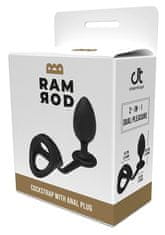 Dreamtoys RAMROD Cockstrap Anal Plug, análny kolík s krúžkom