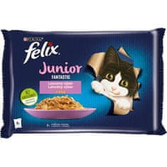 Felix cat kaps.-Fant.Multipack Junior v želé 4 x 85 g