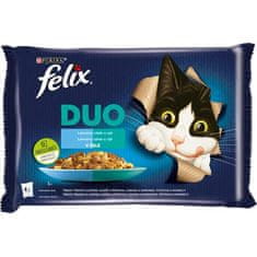 Felix cat kaps.-Fantastic DUO Multipack výber z rýb 4 x 85 g