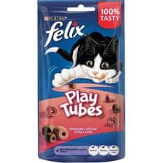 Felix snack cat -Play Tubes príchuť morka,šunka 50 g