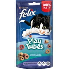 Felix snack cat -Play Tubes príchuť pečená ryba,krevety 50 g