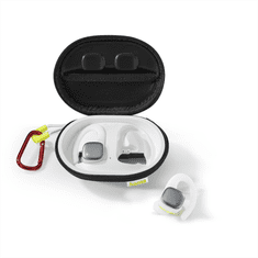 HAMA Bluetooth slúchadlá Spirit Athletics s klipom, kôstky, nabíjacie púzdro, biela