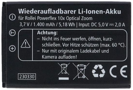 Rollei náhradná batéria pre fotoaparát Powerflex 10x