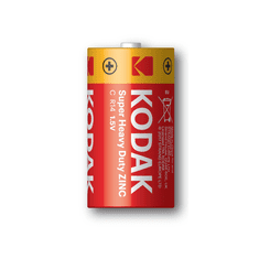 KODAK batéria Heavy Duty zinkovo-chloridová, C, 2 ks, blister