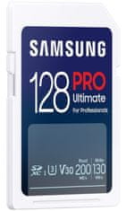SAMSUNG PRO Ultimate SDXC 128GB + USB Adaptér / CL10 USH-I U3 / V30