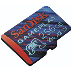 SanDisk GamePlay microSDXC UHS-I Card, 256 GB Gaming microSDXC, 190 MB/s (čítanie), 130 MB/s (zápis)