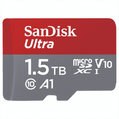 SanDisk Ultra microSDXC 1,5 TB + SD adaptér 150 MB/s A1 Class 10 UHS-I