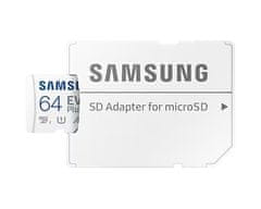 SAMSUNG EVO Plus/micro SDXC/64GB/UHS-I U1 / Class 10/+ Adaptér/Biela