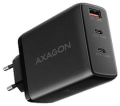 AXAGON nabíjačka do siete / ACU-DPQ100 / 2x USB-C / 1x USB-A / PD3.0/QC4+/PPS/SFC2.0/AFC/SCP/FCP/ Apple / 100W / čierna