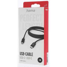 HAMA USB-C 2.0 kábel typ CC, 3 m