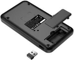 NumPad 1000/ numerická/ bezdrôtová 2,4GHz/ mini receiver/ USB/ čierna