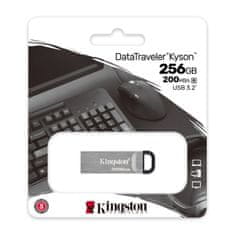 Kingston DataTraveler Kyson/256GB/USB 3.2/USB-A/Strieborná