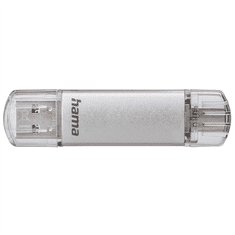 HAMA Flashdisk Flash Pen Laeta, 256 GB, 40 MB/s, strieborný