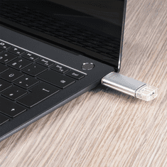 HAMA Flash Pen Laeta, USB-C/USB-A 3.1, 128 GB, 40 MB/s, strieborný