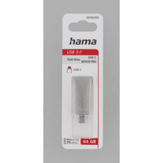 HAMA USB flash disk USB Uni-C Rotate Pro, USB-C 3.1, 64 GB, 70 MB/s