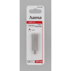 HAMA USB flash disk USB-C Rotate Pro, USB-C 3.1, 128 GB, 70 MB/s