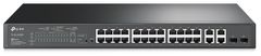 TP-LINK TL-SL2428P JetStream Switch L2/L3/L4 QoS a IGMP 24x10/100 Mbps 2xSFP PoE+, OMADA SDN