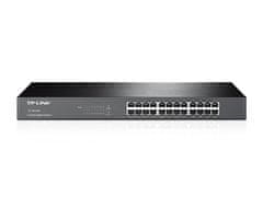 TP-LINK TL-SG1024 24-Port Gigabit Switch, 24 Gigabit RJ45 Ports, 1U 19-inch Rack-mountable Steel Case