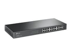 TP-LINK TL-SG1024 24-Port Gigabit Switch, 24 Gigabit RJ45 Ports, 1U 19-inch Rack-mountable Steel Case