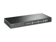 TP-LINK TL-SL2428P 24x10/100Mbps+4xGb smart switch, 250W POE+ Omada SDN