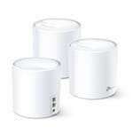 TP-LINK WiFi router Deco X60 (3-pack) AX5400, WiFi 6, 2x GLAN, / 574Mbps 2,4 GHz / 2402Mbps 5GHz